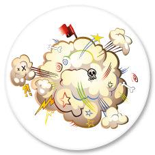 Badge Épingle Rétro 25 mm Pop Culture | Made in France