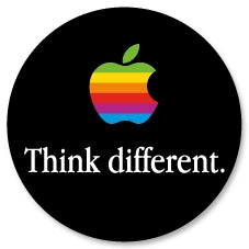 Badge Épingle Rétro 25mm Pins Button | Apple Think different