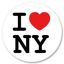 Badge Épingle Rétro 25mm Pins Button | I love NY