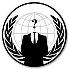 Badge Épingle Rétro 25mm Pins Button | Anonymous