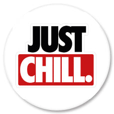 Badge Épingle Rétro 25mm Pins Button | Just Chill