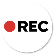 Badge Épingle Rétro 25mm Pins Button | Rec