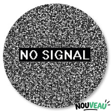 Badge Épingle Rétro 25mm Pins Button | No Signal