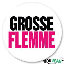 Badge Épingle Rétro 25mm Pins Button | Grosse Flemme