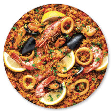 Badge Épingle Rétro 25mm Pins Button | Paella | 522