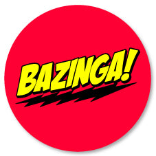 Badge Épingle Rétro 25mm Pins Button | The Big Bang Theory | 525