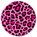 Badge Épingle Rétro 25mm Pins Button | Motif Léopard Rose | 535
