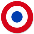Badge Épingle Rétro 25mm Pins Button | Cocarde Tricolore France Mod