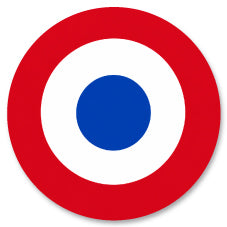 Badge Épingle Rétro 25mm Pins Button | Cocarde Tricolore France Mod
