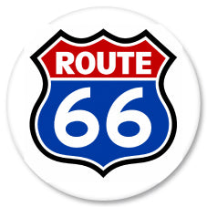 Badge Épingle Rétro 25mm Pins Button | Route 66 US Shield