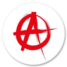 Badge Épingle Rétro 25mm Pins Button | Anarchy