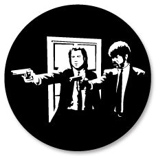 Badge Épingle Rétro 25 mm Pop Culture | Made in France